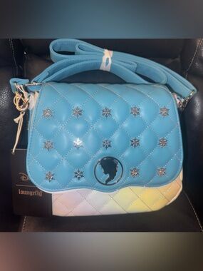 Loungefly Disney Frozen Elsa Pearlescent Crossbody Bag - NWT